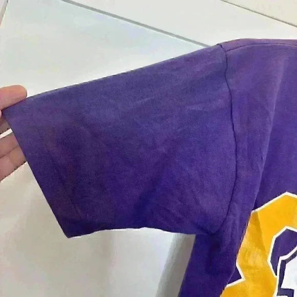Vintage 1988 Los Angeles Lakers Championship T-Shirt Size Large Single Stitch - Picture 3 of 12
